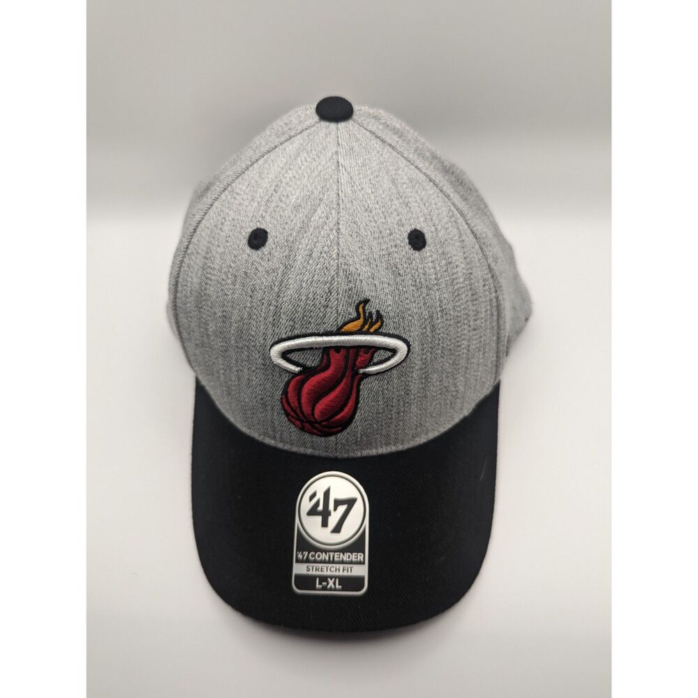 47 brand new Miami Heat baseball hat sixe large/XL stretch fit
